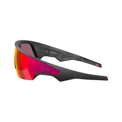 Left side view of Oakley Meta Vanguard OW8001 smart glasses with Prizm 24K lenses