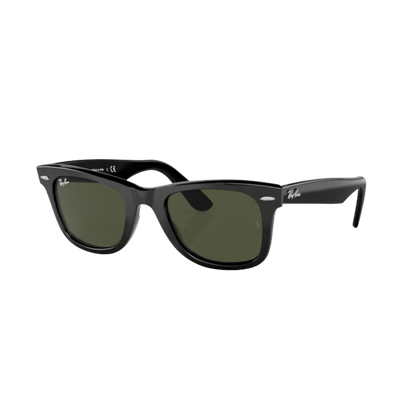 Ray Ban RB2140 Original Wayfarer Classic black sunglasses front view