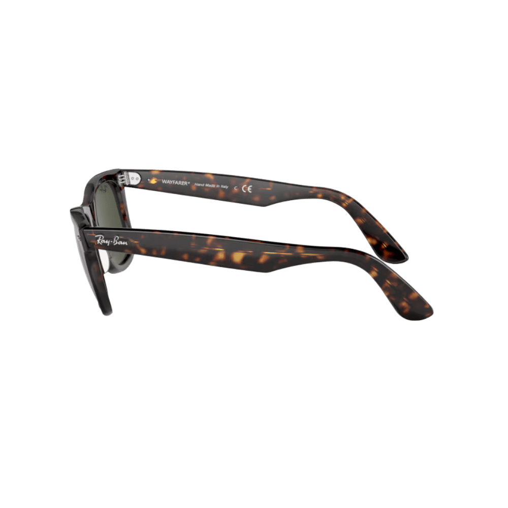Ray Ban RB2140 Wayfarer Classic Havana frame side view