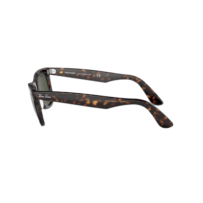 Ray Ban RB2140 Wayfarer Classic Havana frame side view