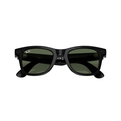 Ray-Ban Meta Wayfarer RW4006 sunglasses, folded position